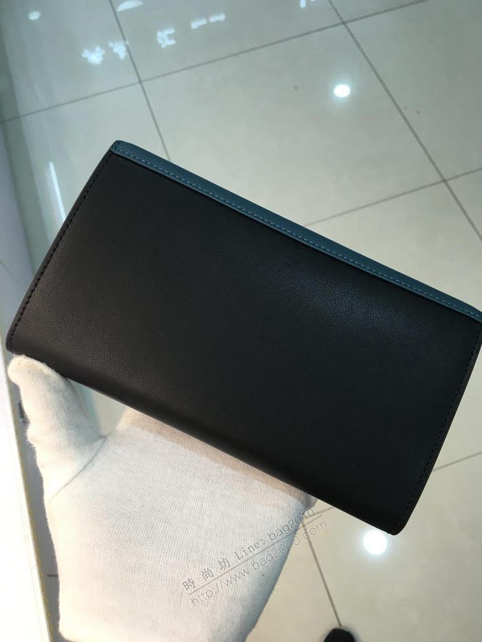 CELINE女包 pocket信封錢包 0136 小牛皮 多功能長錢包 賽琳長款拼色女錢包  sl2057